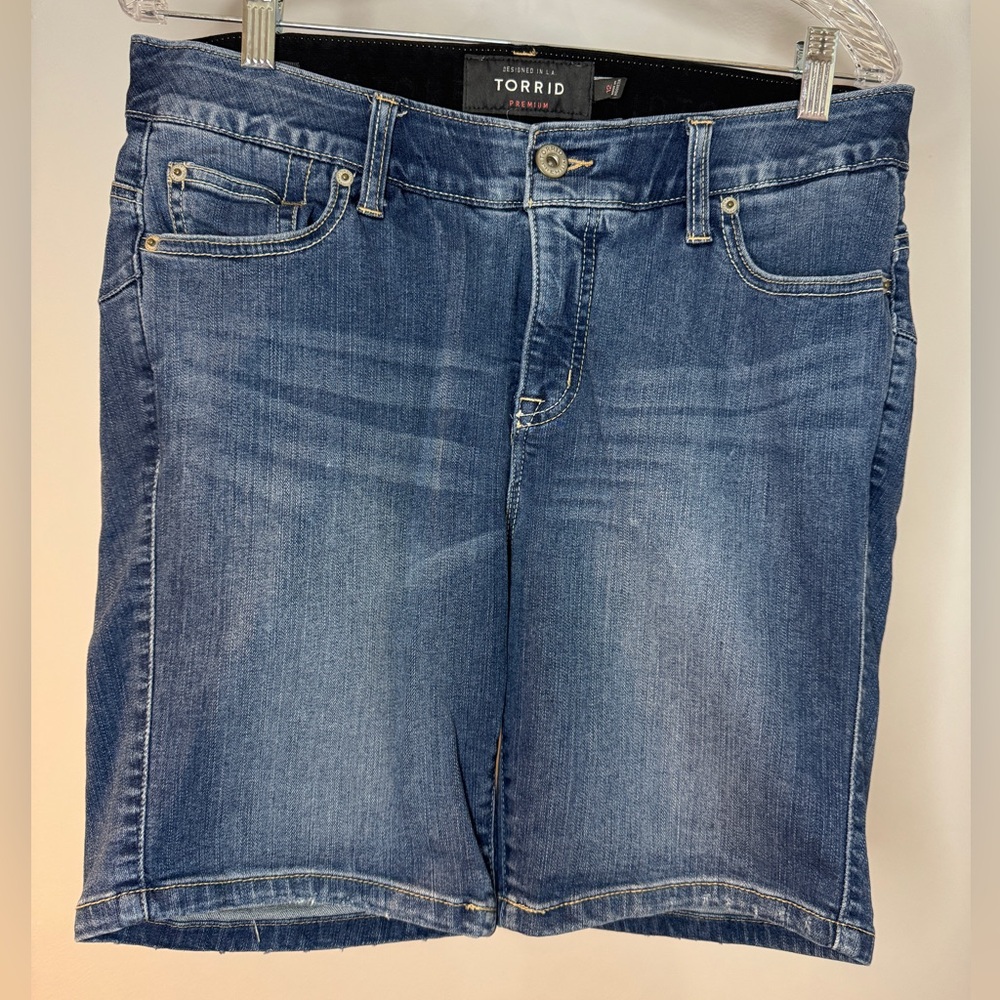 Torrid Stretch Jean Shorts